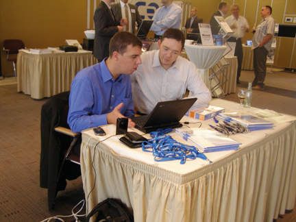 „Hands on!“ hieß es am Acronis-Stand im Anschluss an die Präsentation. (Archiv: Vogel Business Media)