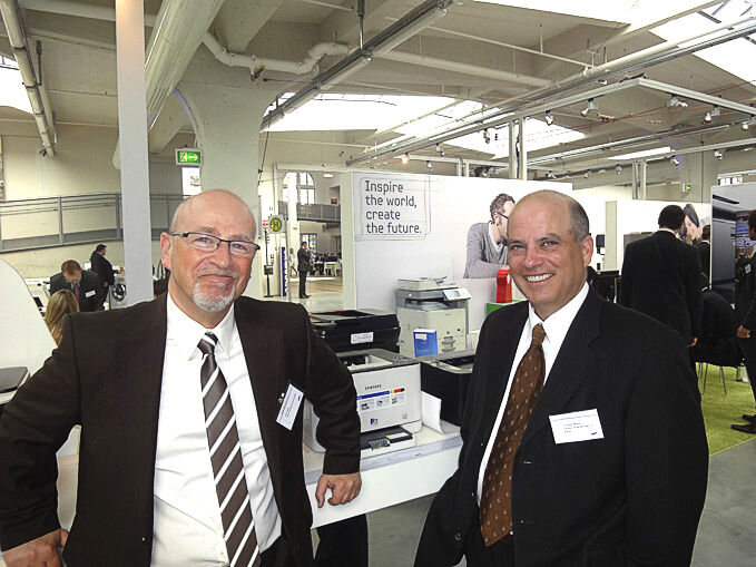 Rolf Figge, Samsung Digital Printing und Christian Resch, X Press Pr (Archiv: Vogel Business Media)