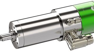 Die HF-Motorspindel Type 5060 AC-C5-60-30-ESD von Sycotec. (Sycotec)