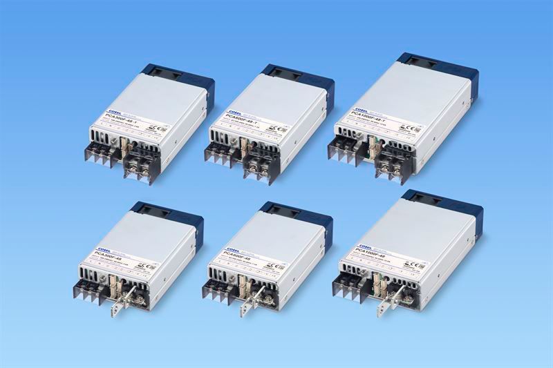 Die für anspruchsvolle Anwendungen entwickelten Modelle PCA300F, PCA600F und PCA1000F vereinen die Vorteile von Konstantspannungs-, Konstantstrom- und Digitalschnittstelle und vereinfachen die Aufgabe der Konstrukteure bei der Entwicklung von Energiesystemen (Cosel)