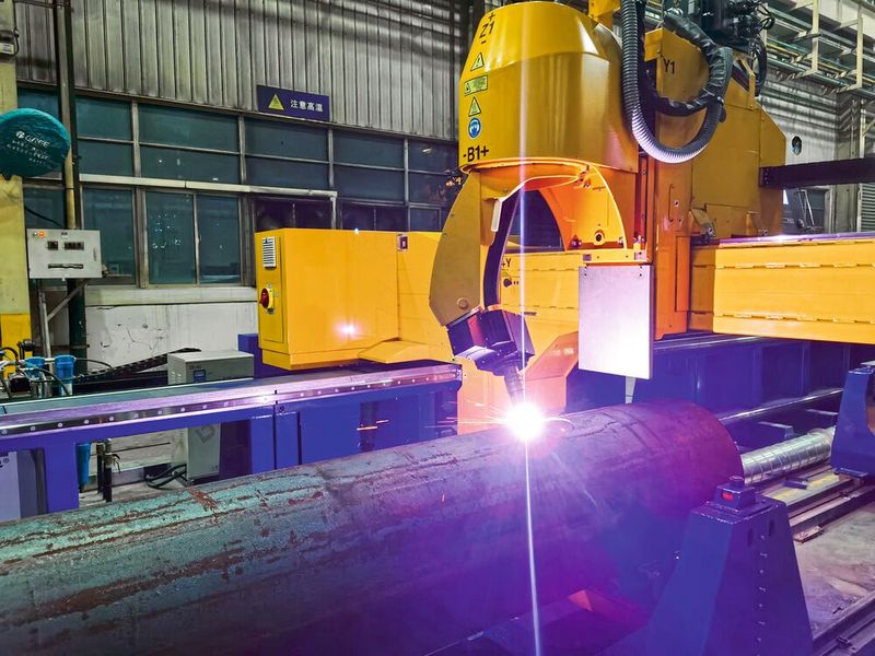 Dank Plasmarotor schneiden die CNC-Schneidanlagen PipeCut problemlos und genau beliebige Rohre und Profile unterschiedlicher Durchmesser.  (Bild: Microstep)