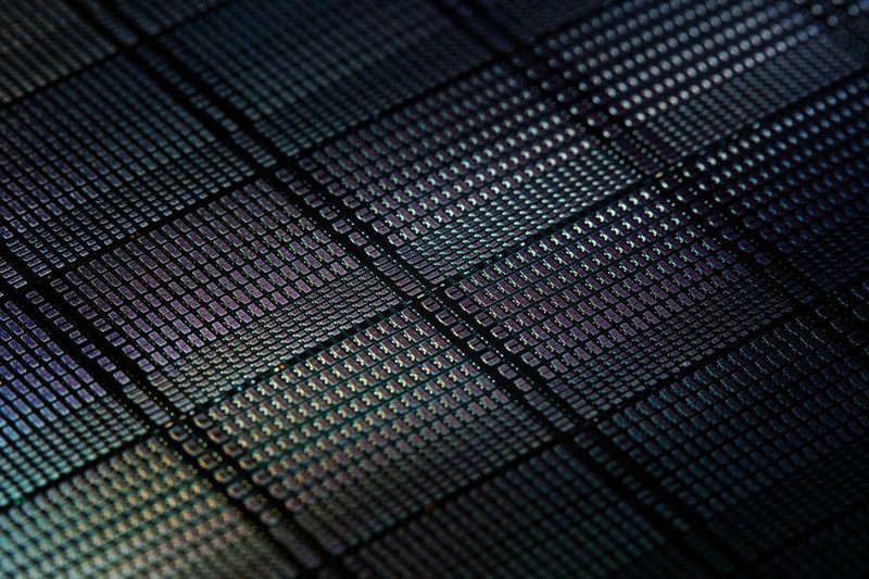 Für eine sichere Mensch-Roboter-Kollaboration stellt das Fraunhofer IPMS Cmut-Chips her. (Fraunhofer IPMS)