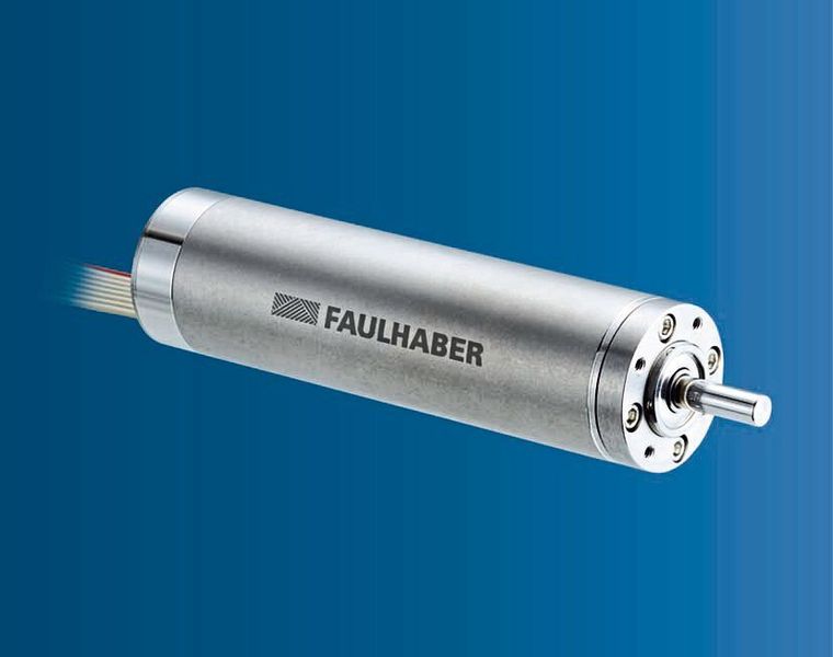 Bei der BHx-Serie von Faulhaber handelt es sich um neue spaltlose, bürstenlose Hochleistungsmotoren in Zwei-Pol-Technik mit 16 mm Durchmesser. (Faulhaber)