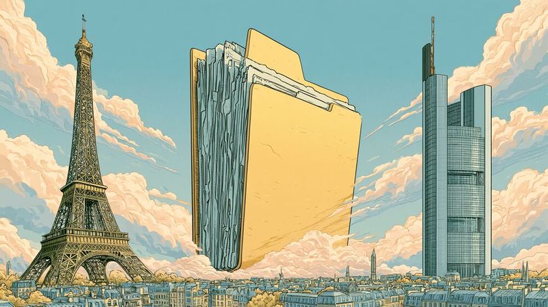 Dropbox setzt auf die innereuropäischen Standorte Paris und Frankfurt am Main.(Bild:  Midjourney / KI-generiert)
