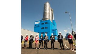 Mrs. Ewa Mes/Pomeranian Province Governor, Mr. Alexis Brouhns/Solvay Europe General Manager & Solvay Public Affairs Director, Mrs. Collette Taquet/Belgian Ambassador to Poland, Mrs. An Nuyttens/Solvay Silica President, Mr. Janusz Ostapiuk/Vice Minister of Environment, Mr. Marek Smoczyk/Secretary of Pomeranian Province, Mr. Bruno Jestin/Solvay Silica Europe Zone Director, Mrs. Dorota Grabczynska/Wloclawek City Vice Mayor (Bild: Solvay)