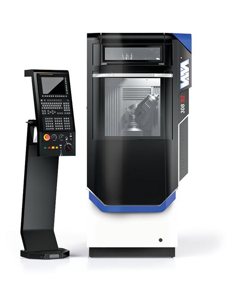 Das 5-Achsen-Simultan-Bearbeitungszentrum 308S2 ist für die Bearbeitung komplexer prismatischer Teile mit kleinen Abmessungen bestimmt.  (Bild: Willemin-Macodel SA)