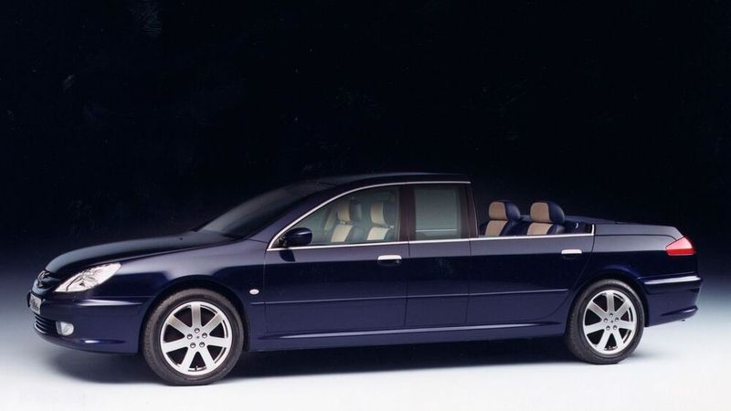 Repräsentant der Grande Nation – Der extralange Peugeot 607 Paladine für den Präsidenten und Staatsgäste. (Bild: Peugeot)