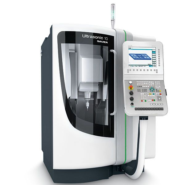 Die Ultraschall-Bearbeitungsmaschine Ultrasonic 10 kommt mit lediglich 2 m² Aufstellfläche aus. Bilder: DMG (Archiv: Vogel Business Media)
