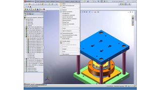 Alles dabei: Durch die ‚tiefe’ Integration von PRO.FILE in SolidWorks hat sich die Arbeit des Konstrukteurs beim Speichern und Wiederauffinden der Modelle und Zeichnungen wesentlich vereinfacht. Er greift einfach über ein Menuefeld von der CAD-Oberfläche aus auf das PDM zu. Bilder: alutec Metallwaren (Archiv: Vogel Business Media)