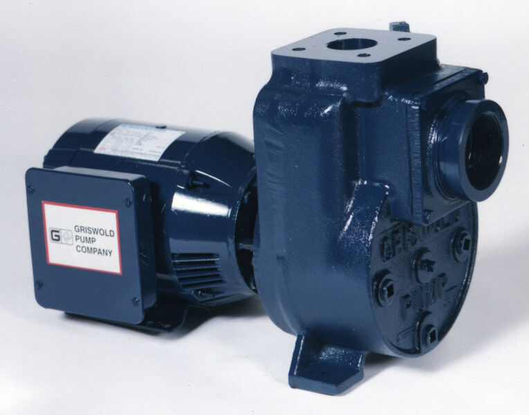 Griswold H Series pumps are able to satisfy the needs in water applications due to their self-priming design. (Picture: Griswold)
