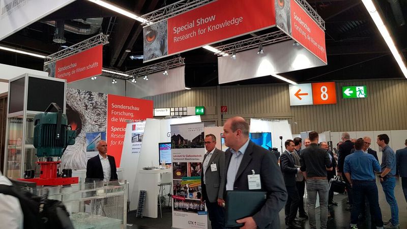 Die Sonderschau Forschung, die Wissen schaf(f)t gab einen Ausblick über die zukünftigen Möglichkeiten in der Gießereitechnik. (Bild: D.Quitter/VCG)