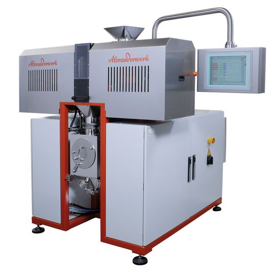 Kompaktier- und Granuliermaschine für die Chemie und Feinchemie(Bild:  Alexanderwerk)