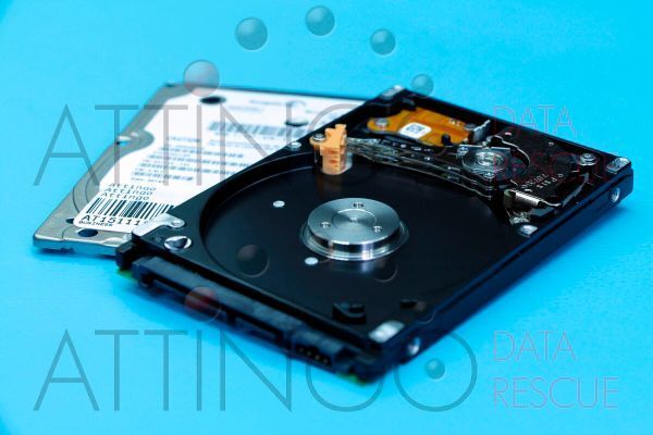 Festplattenkuriositäten: 1. Die Magnetscheiben, auf denen die Daten gespeichert sind, fehlten (Bild: Attingo Datenrettung)