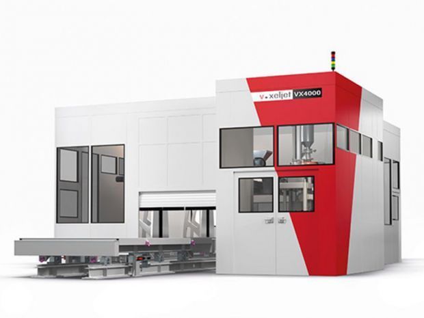 Platz 9: VoxeljetAus Deutschland kommt der größte industrielle 3D-Drucker für Sandformen. Mit der Maschine von Voxeljet lassen sich komplexe Bauteile oder Prototypen vollautomatisiert und ohne Werkzeuge industriell fertigen. Die 3D-Drucker werden in Deutschland produziert. (Bild: Voxeljet)