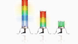 Mithilfe der Signalleuchten lassen sich auch Tendenzen und Verläufe von physikalischen Größen darstellen. (Bild: Balluff)