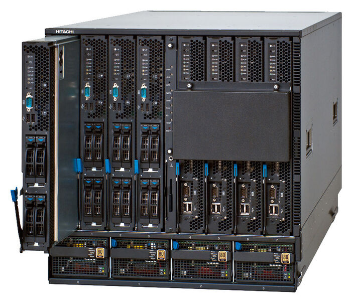 Hitachi stellt seit vielen Jahren eigene Server her – diese sind unter anderem in der UCP erfolgreich im Einsatz (Grafik: Hitachi Data Systems)