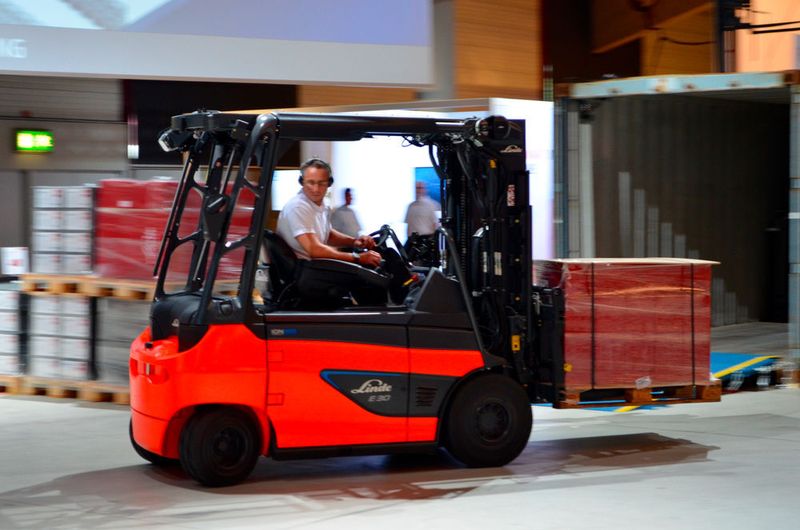 Impressionen von der World of Material Handling am 11. Juni 2018 in Mannheim. Gastgeber waren Linde und Dematic. (Sergio Caré-Lucas)