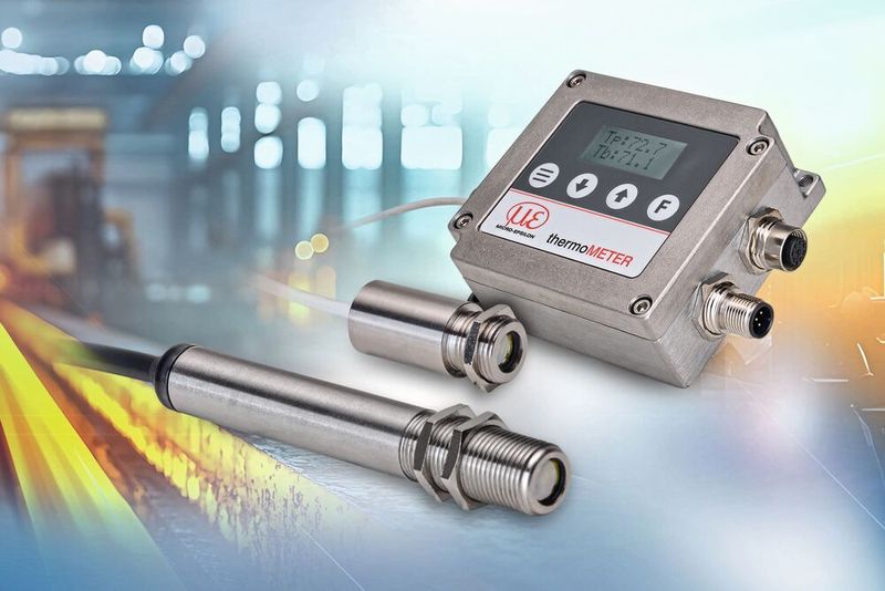Temperature measuring devices are essential for monitoring industrial processes and thus ensuring high product quality.(Image: Micro-Epsilon)