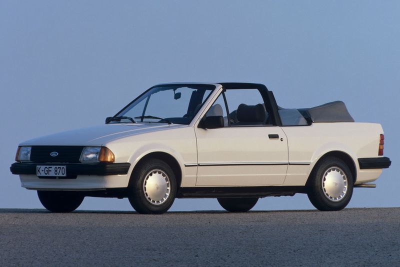 Der Ford Escort III als Cabrio. (Bild: Ford)