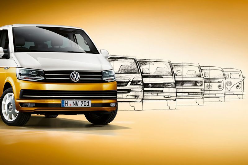 2015 folgte der T6. (Volkswagen Nutzfahrzeuge)