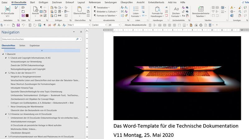 Der Itl-Docu-Guide 11.0 ist nun online-optimiert im Format A5 und ausgelegt für das deutsche und englische MS Word verfügbar. Mit der Lösung wird die Bedienung von Word vereinfacht. Eine übersichtliche Komfortleiste ermöglicht den schnellen Zugriff auf die Word-Funktionen, die wirklich gebraucht werden.  (Itl)