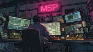 IT-Security lässt sich auch remote managen. (Bild: Midjourney / KI-generiert)