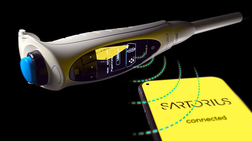 electronic-pipette-picus-2-bluetooth-connected-phone-sartorius (Sartorius AG)