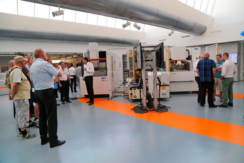 Eindrücke von den Solution Days 2016 bei GF Machining Solutions in Losone. (Anne Richter, SMM)