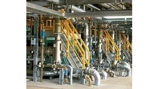 Im Bild eine von CAC realisierte Anlage zur Chlor-Alkali-Elektrolyse in Sajansk, Russland  (Bild: Chemieanlagenbau Chemnitz)