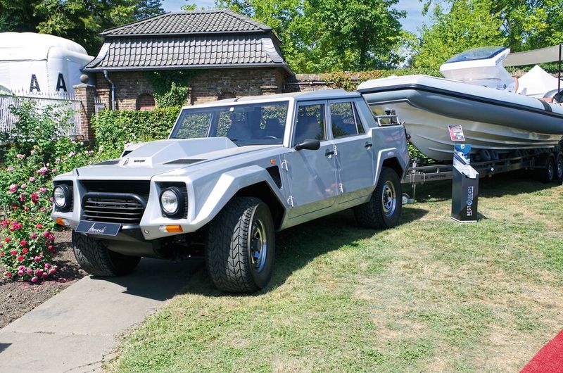 Was es nicht alles schon gab: ein historisches Lamborghini-SUV aus den 1980er Jahren.  (Bild: SP-X/Patrick Broich)