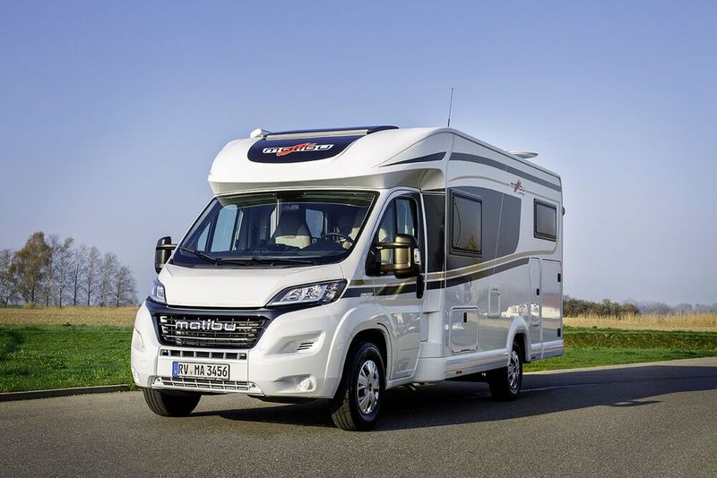 Der Malibu T430 von außen. Basis ist ein Fiat Ducato mit 150 PS. (Bild: Carthago / Malibu)
