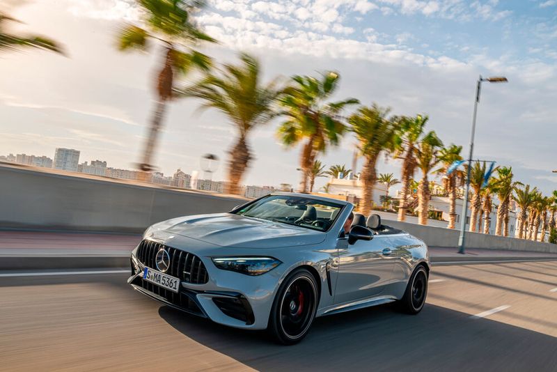 Der Mercedes CLE ersetzt C- und E-Klasse-Cabrio. (Bild: Mercedes-Benz)