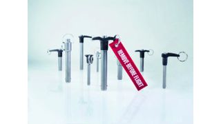 Die Kugelsperrbolzen eignen sie sich für Verbindungen, die oft gelöst werden müssen und sind dadurch hilfreich bei der Wartung von Flugzeugen. (Erwin Halder KG)