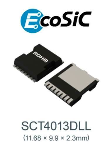 The adopted product is the SCT4013DLL, a 750 V SiC MOSFET that is installed in  the power supply section of a ±400 V power architecture for AI servers.(Source:  ROHM)