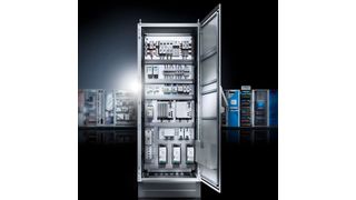 Bei elektrischen Schaltanlagen ist der Potenzialausgleich zwischen allen metallischen Teilen eines Gehäuses ein wichtiger Sicherheitsaspekt. Rittal schafft diesen beim Anreihschrank-System TS 8 auch ohne Erdungsbänder. (Bild: Rittal)
