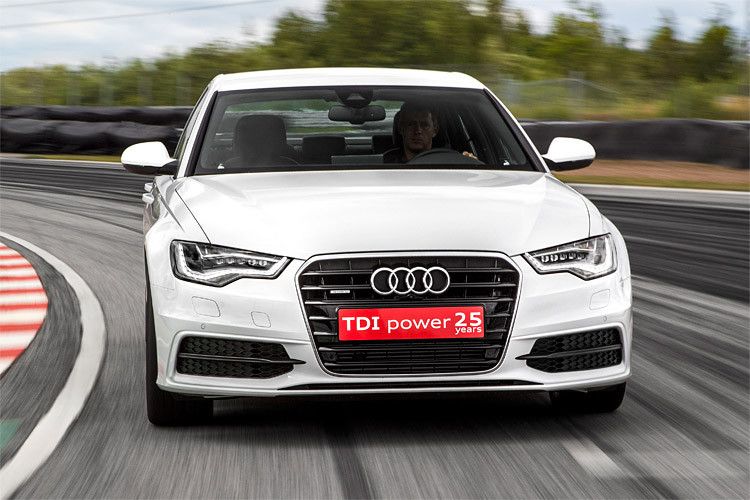 Audi A6 TDI concept: Der Monoturbo gibt stationär – ohne zusätzlichen Anschub – 240 kW (326 PS) und 650 Nm Drehmoment ab. (Foto: Audi/Alexander Herold)