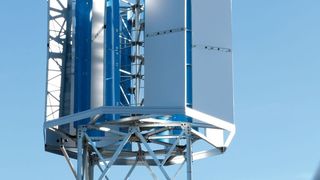 Das Schallgutachten bescheinigt der 4-kW-Turbina rekordverdächtige Niedrigwerte. 34 dB entsprechen einem Flüstern. (Bild: Turbina Energy)