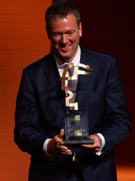 Der Gewinner des Hermes Award 2016 ist: Harting. Im Bild: Philip Harting, Vorstandsvorsitzender und Vorstand Connectivity & Networks der Harting Technologiegruppe. (Bild: Deutsche Messe)