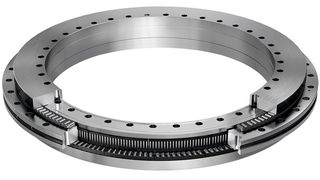 So sieht das von Schaeffler hinsichtlich der Kosten und der Performance optimierte YRTA-Lager für die Automatisierung von Palettenwechslern und Werkzeugmagazinen aus. (Bild: Schaeffler)