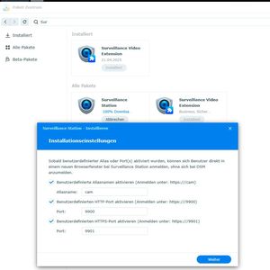 Installieren der Surveillance Station auf einem Synology-NAS(Bild:  Thomas Joos)