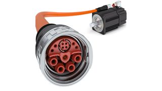In der Antriebstechnik werden gern Hybrid-Rundsteckverbinder der Größe M23 genutzt. (Bild: Phoenix Contact)