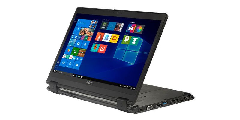 Der 12,5-Zöller Fujitsu Liefebook P727 ist eines der größeren, leistungsfähigeren und kostspieleigeren Windows-10-S-Geräte. (Microsoft)
