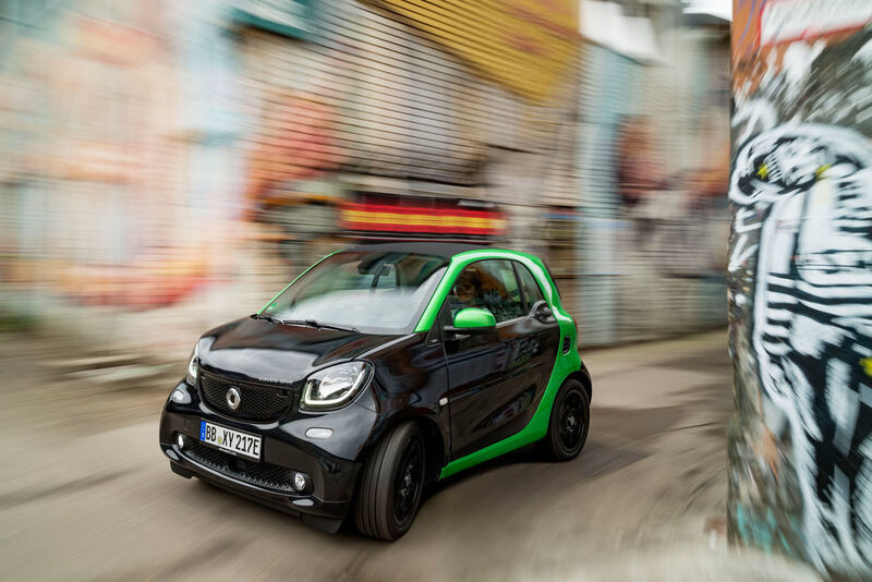 Der elektrisch fahrende Smart Fortwo liegt mit 1073 Förderanträgen auf Platz 6 der BAFA-Statistik. (Daimler)