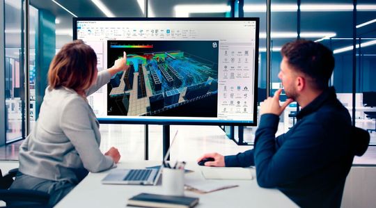 „DC Digital Twin Software“ soll eine Sichere Testumgebung für geplante Eingriffe in den Betrieb eines Rechenzentrums bieten.(Bild:  Alpha-Numerics GmbH )