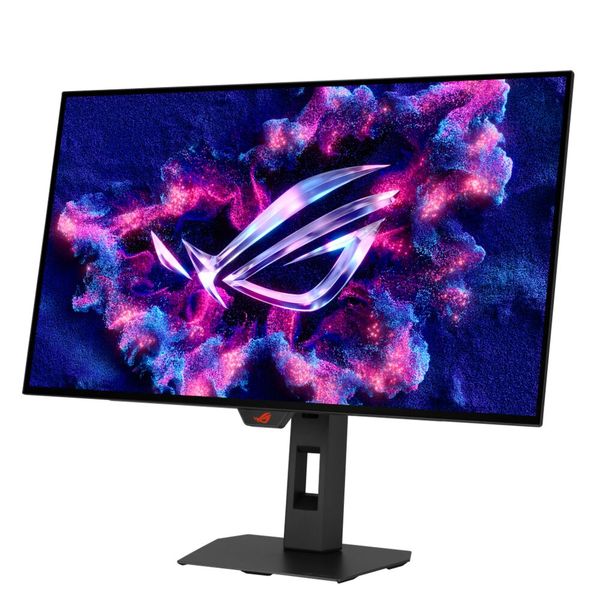 Im ansonsten baugleichen ROG Strix OLED XG27AQDMG Gen 2 verwendet Asus ein WOLED-Panel mit bis zu 240 Hz. Eine neuartige Trueblack-Glossy-Beschichtung sorgt bei allen drei Geräten für eine eine mattähnliche Blendunterdrückung. (Bild: Asus)