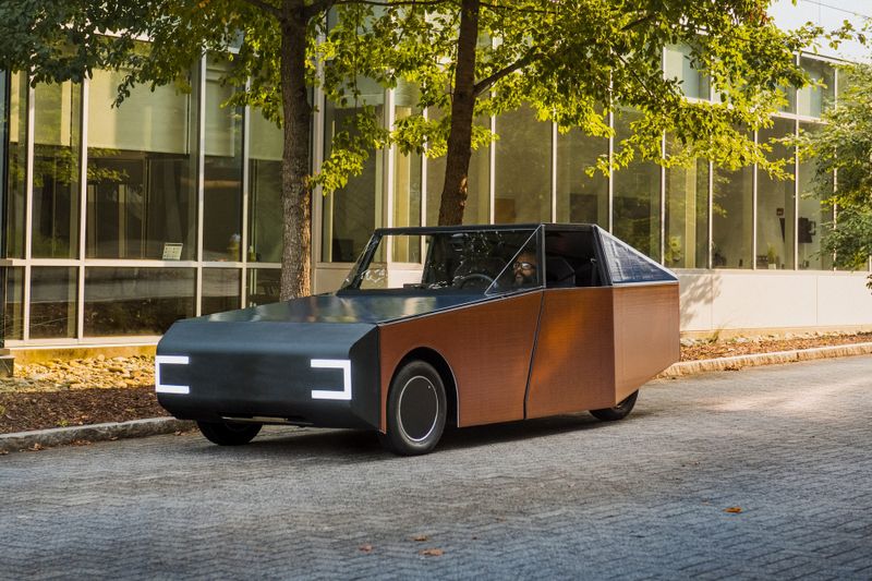 The Solar Coupé Luminetta is likely to lead the way in terms of sustainability. Visually, the concept has room for improvement.(Source:  BMW/Clemson University)