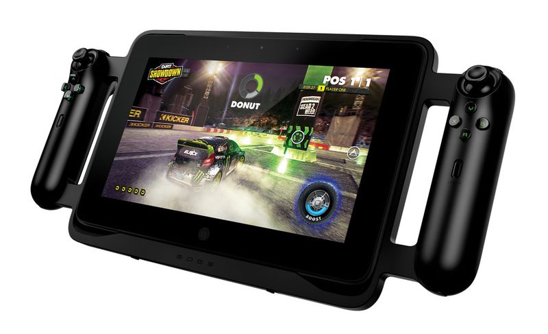 Vier spezielle Konfigurationen gibt es beim Razer Edge: den Tablet-Modus, den Keyboard-Dock-Modus, den Gamepad-Controller-Modus und den Docking-Station-Modus. (Bild: Razer)