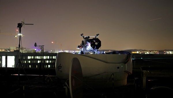 Die optischen Bodenstation im Einsatz (DLR)