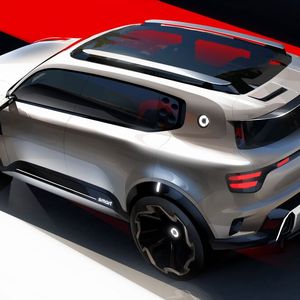 Die Skizzen versprechen ein robustes und dynamisches Design des Smart #5.(Bild:  Smart)