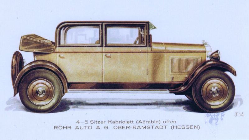 Beworben als „der sicherste Wagen der Welt“: Röhr 8, gebaut ab 1927.(Bild:  FHFO)